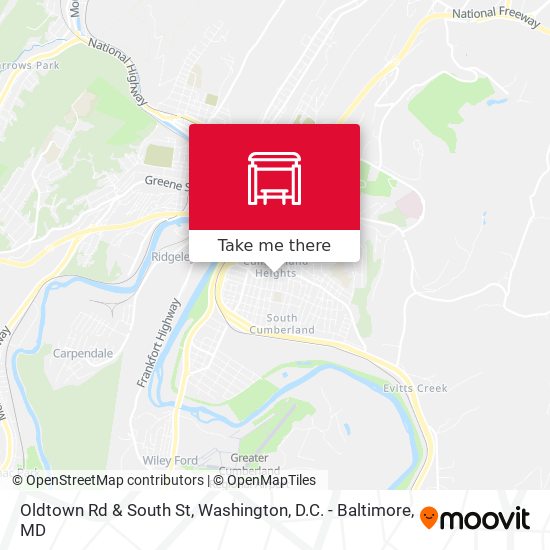 Oldtown Rd & South St map