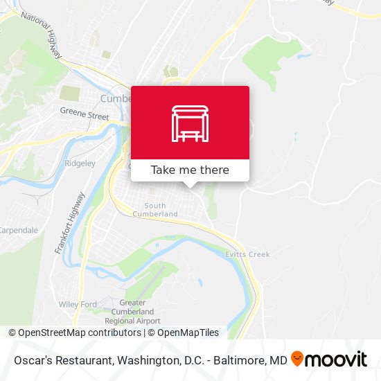 Mapa de Oscar's Restaurant