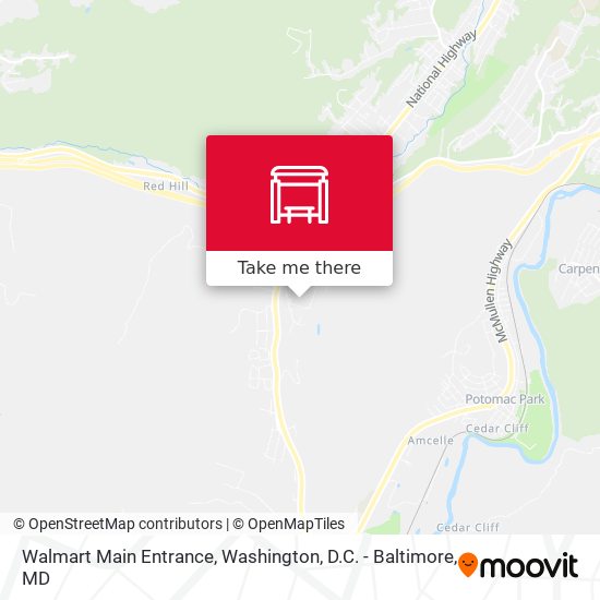Walmart Main Entrance map