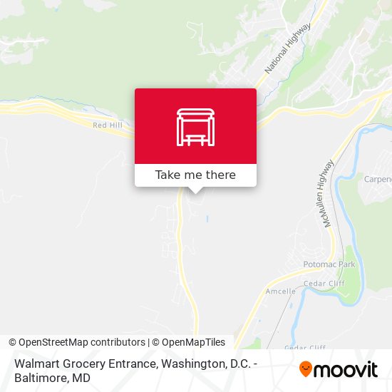 Walmart Grocery Entrance map