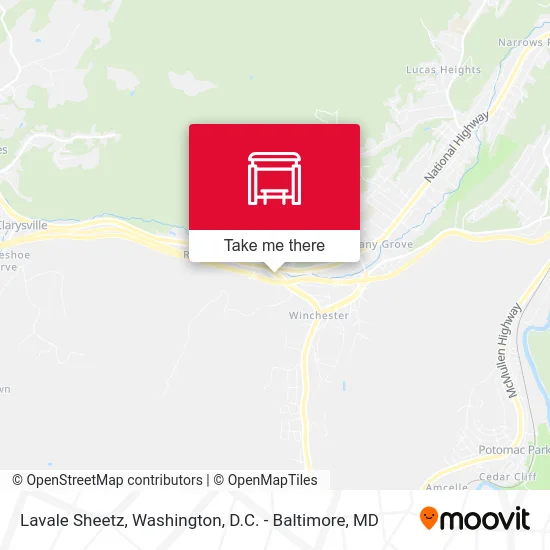 Lavale Sheetz map