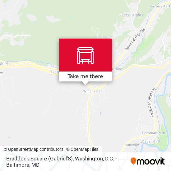 Braddock Square (Gabriel'S) map