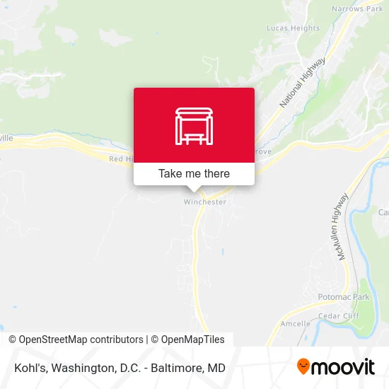 Kohl's map