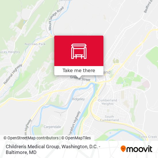 Mapa de Children's Medical Group