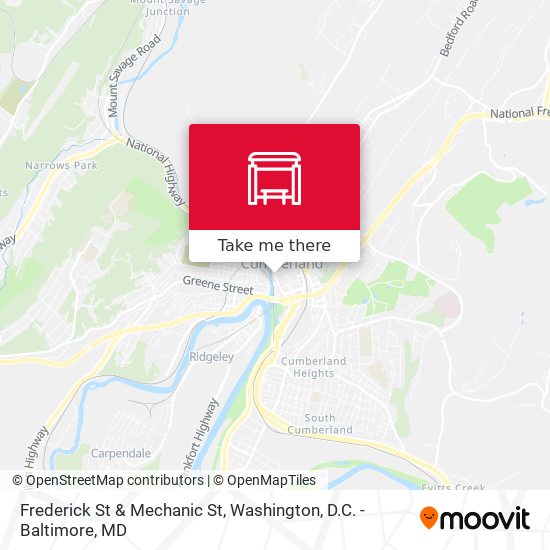Mapa de Frederick St & Mechanic St