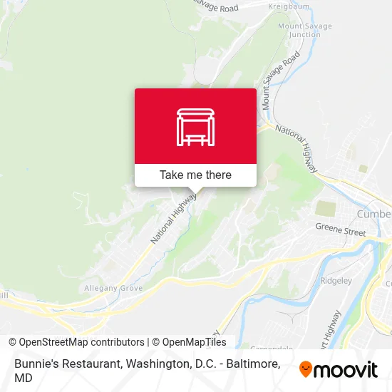 Bunnie's Restaurant map