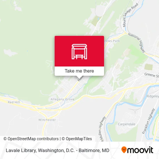 Lavale Library map