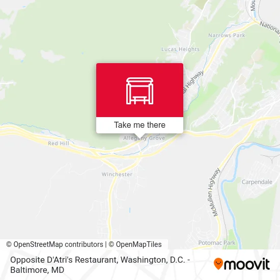 Opposite D'Atri's Restaurant map