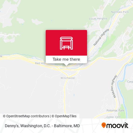 Denny's map