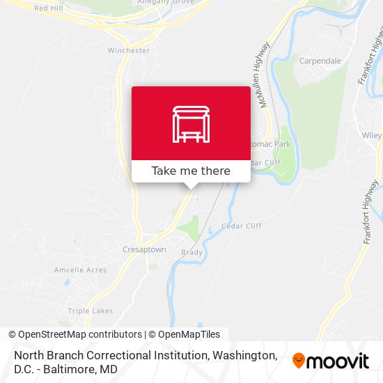 North Branch Correctional Institution map