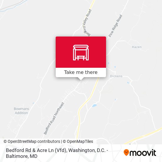 Bedford Rd & Acre Ln (Vfd) map