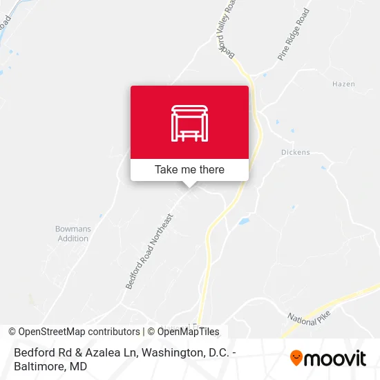 Bedford Rd & Azalea Ln map