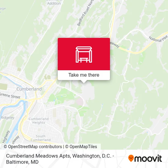 Cumberland Meadows Apts map
