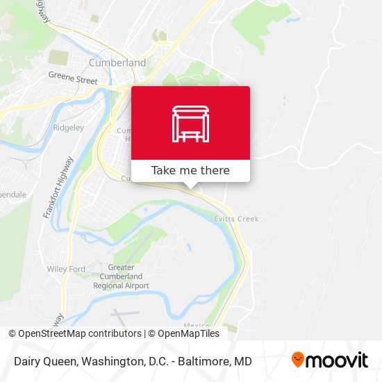 Mapa de Dairy Queen
