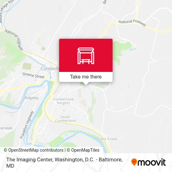 The Imaging Center map