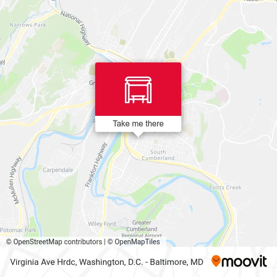 Virginia Ave Hrdc map