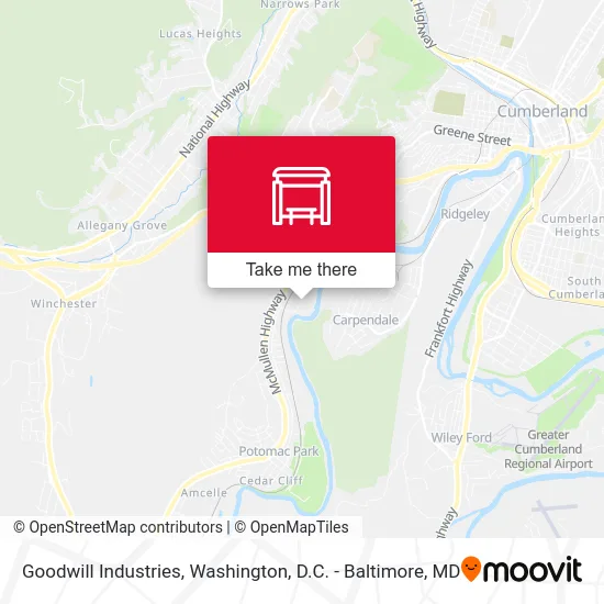 Goodwill Industries map
