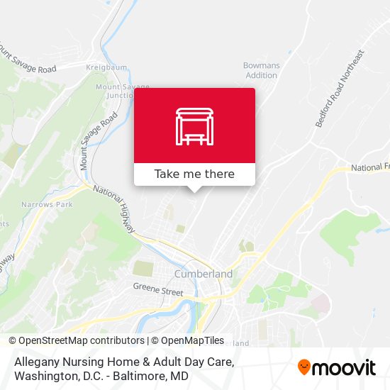 Allegany Nursing Home & Adult Day Care map