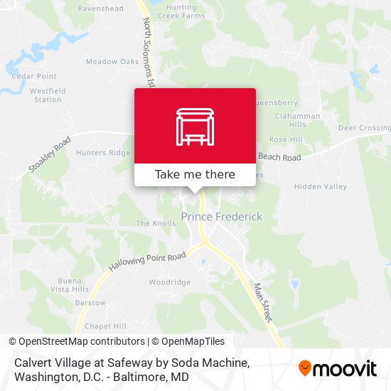 Mapa de Calvert Village at Safeway by Soda Machine