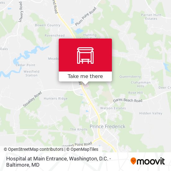 Hospital at Main Entrance map