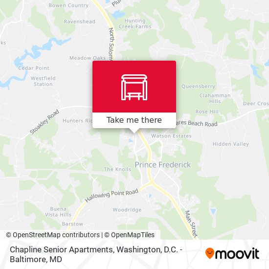 Mapa de Chapline Senior Apartments