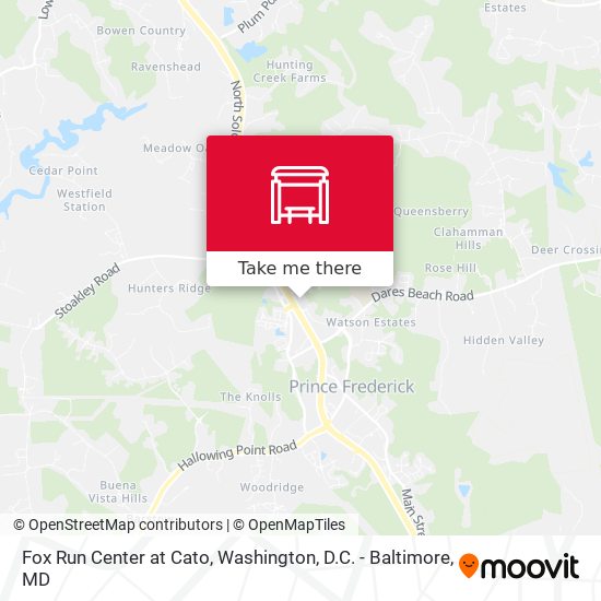 Fox Run Center at Cato map