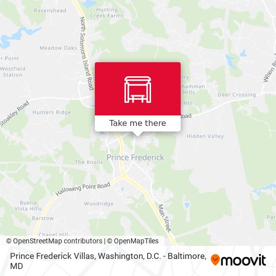 Prince Frederick Villas map