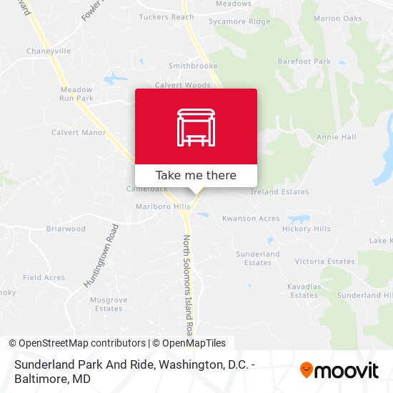 Mapa de Sunderland Park And Ride