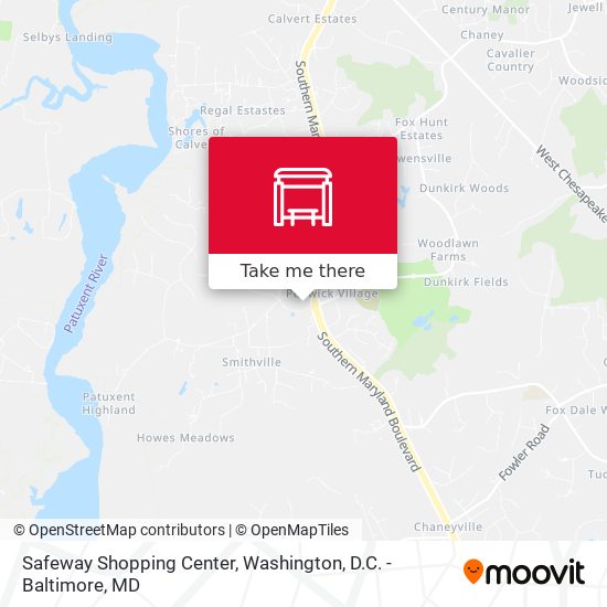 Safeway Shopping Center map