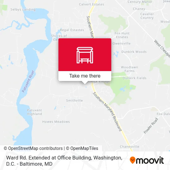 Ward Rd. Extended at Office Building map