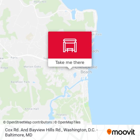 Mapa de Cox Rd. And Bayview Hills Rd.