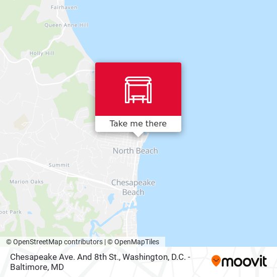 Mapa de Chesapeake Ave. And 8th St.