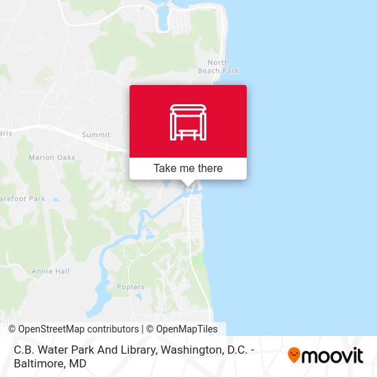 C.B. Water Park And Library map