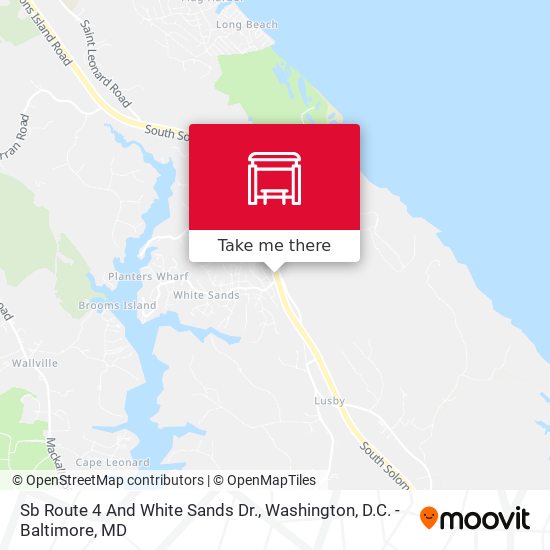 Sb Route 4 And White Sands Dr. map