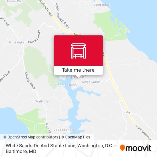 White Sands Dr. And Stable Lane map