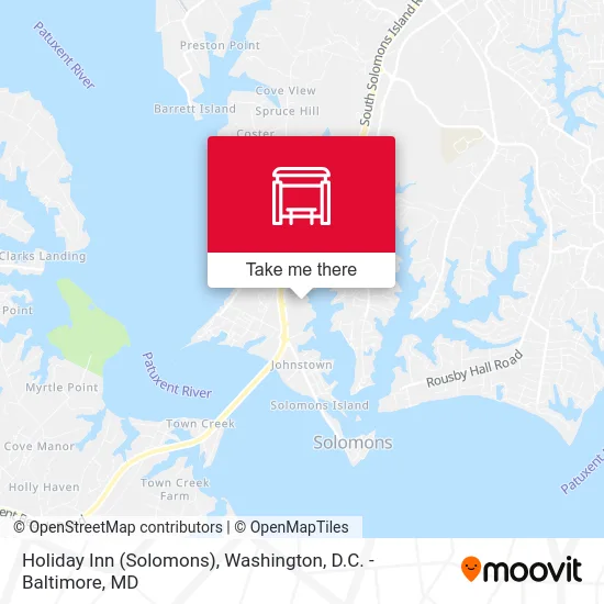 Holiday Inn (Solomons) map