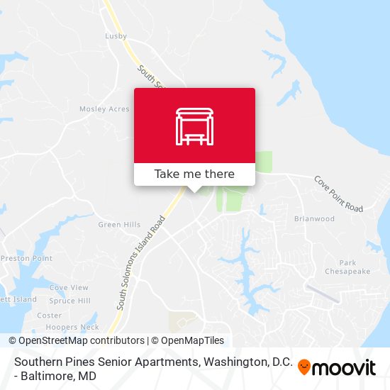 Southern Pines Senior Apartments map