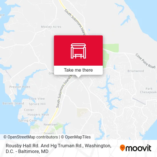 Rousby Hall Rd. And Hg Truman Rd. map