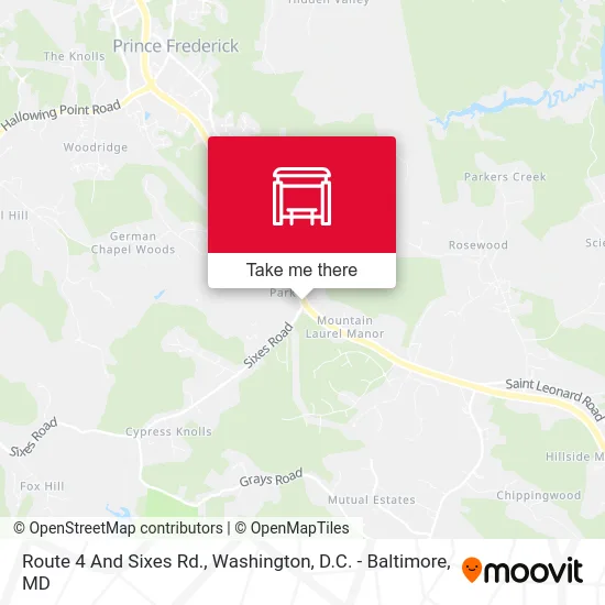 Route 4 And Sixes Rd. map