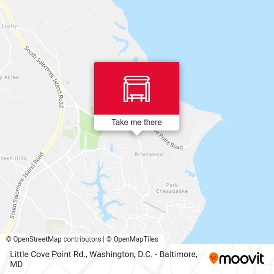 Little Cove Point Rd. map