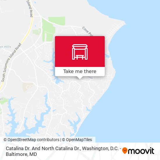 Catalina Dr. And North Catalina Dr. map