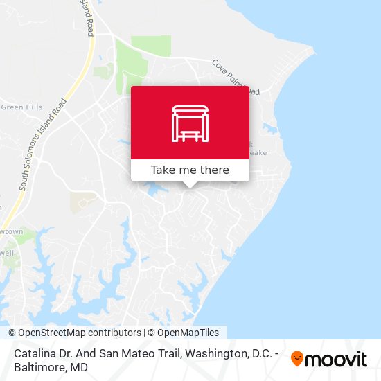Catalina Dr. And San Mateo Trail map