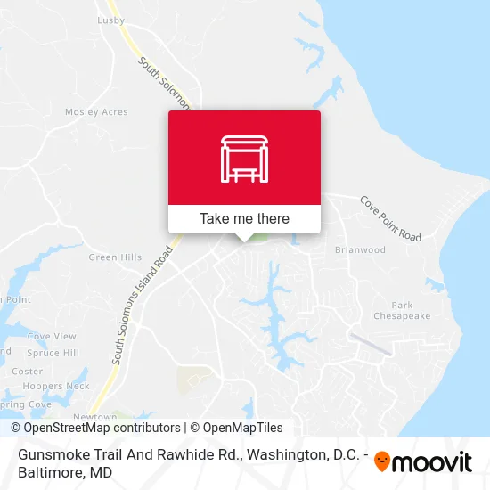 Gunsmoke Trail And Rawhide Rd. map