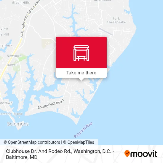 Clubhouse Dr. And Rodeo Rd. map