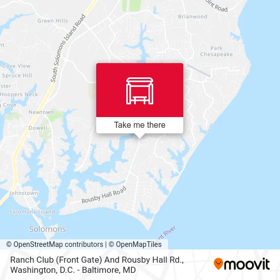 Ranch Club (Front Gate) And Rousby Hall Rd. map