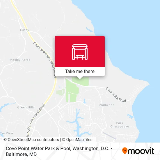 Cove Point Water Park & Pool map