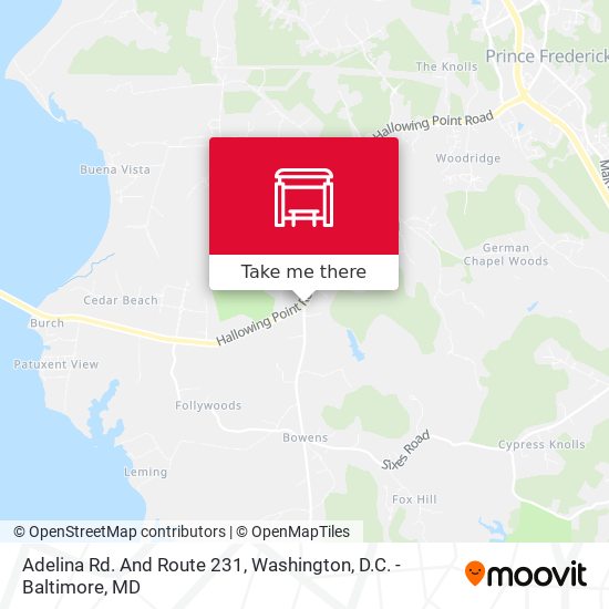 Mapa de Adelina Rd. And Route 231
