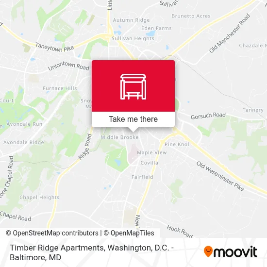 Timber Ridge Apartments map