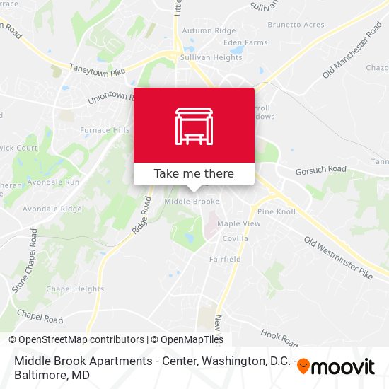 Middle Brook Apartments - Center map