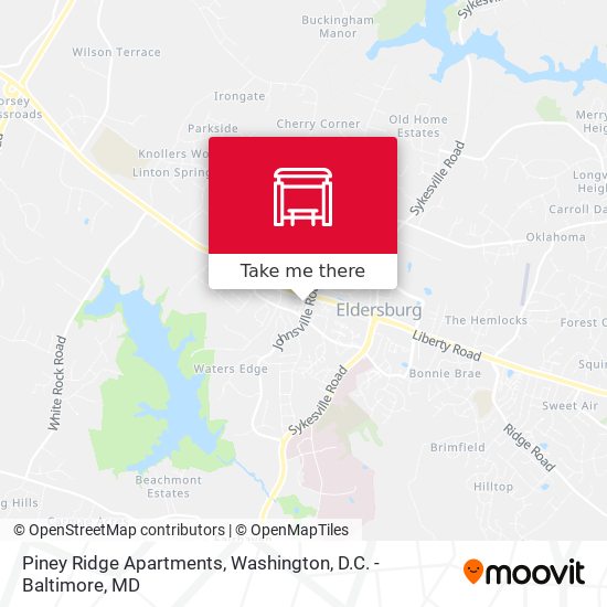 Piney Ridge Apartments map